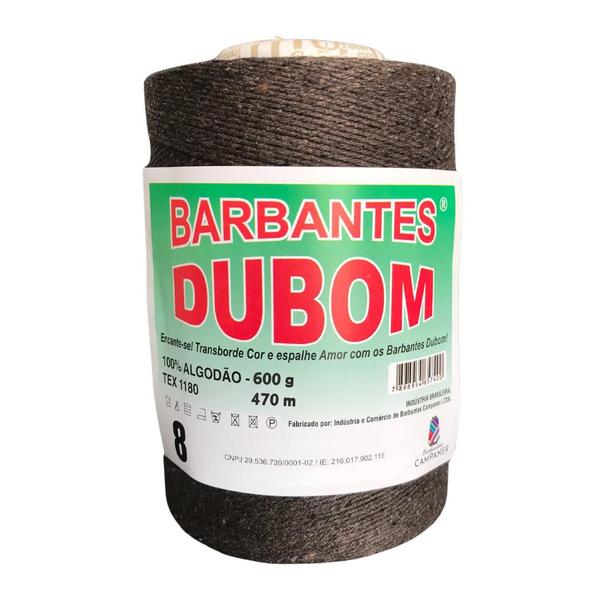 Imagem de Barbante Dubom Marrom Café Expresso - 600 Gr - Fio 8 470m