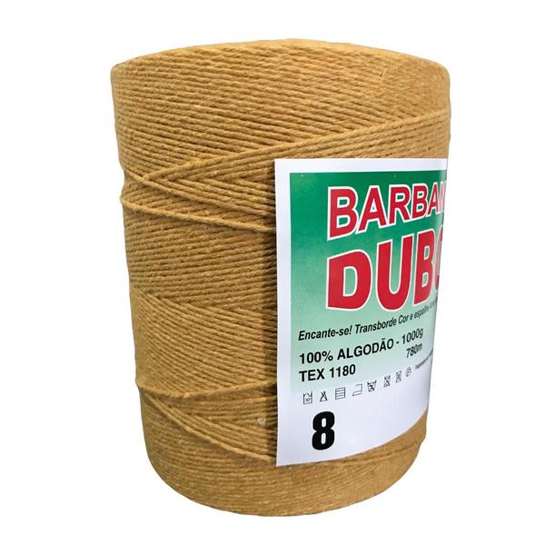 Imagem de Barbante Dubom Mostarda - 1 Kg - Fio 8 - 780m