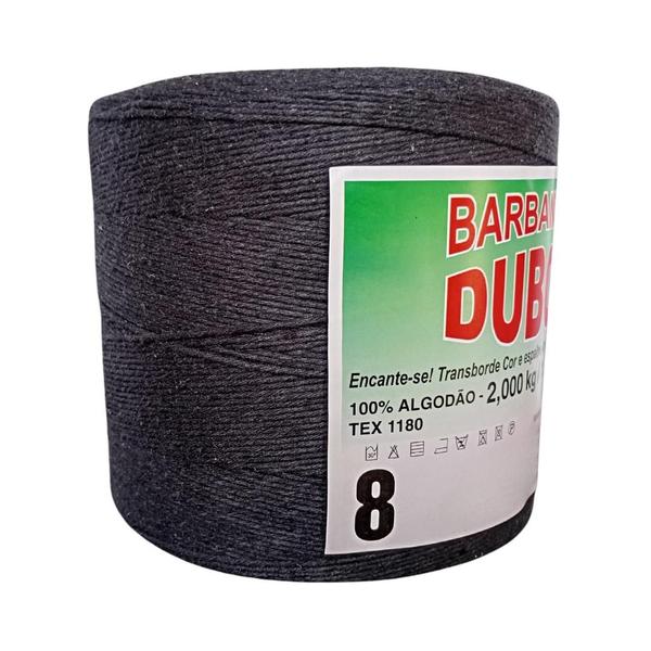 Imagem de Barbante Dubom Preto - 2 Kg - Fio 8 - 1570m