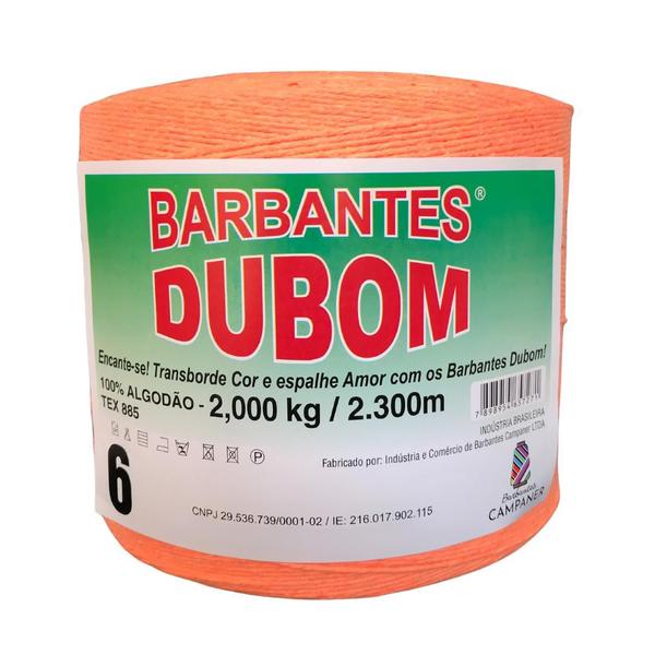 Imagem de Barbante Dubom Salmão Neon - 2 Kg - Fio 6 - 2300m