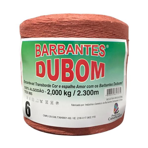 Barbante Dubom Telha - 2 Kg - Fio 6 - 2300m - Barbantes Dubom Imagem de Barbante Dubom Telha - 2 Kg - Fio 6 - 2300m