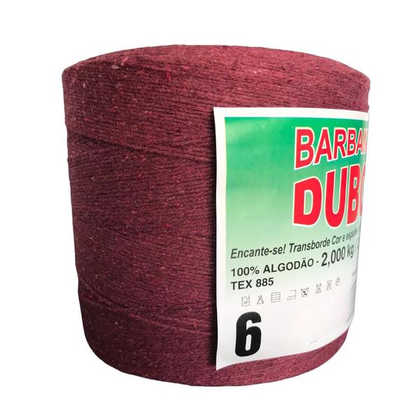 Imagem de Barbante Dubom Vinho - 2 Kg - Fio 6 - 2300m