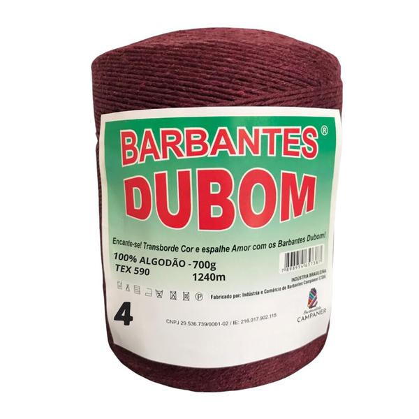 Imagem de Barbante Dubom Vinho - 700 Gr - Fio 4 - 1240m