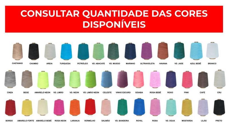 Imagem de Barbante Eco Brasil 6 fios 700g 580m Soberano cores a escolha