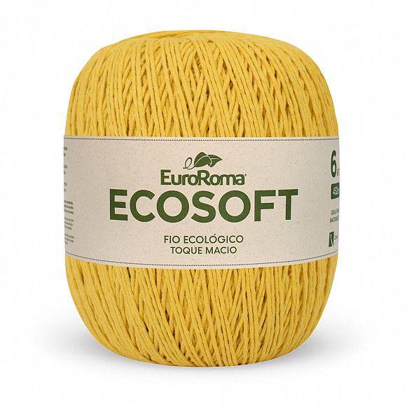 Imagem de Barbante Ecosoft Fio n 6 EuroRoma 452 metros 881 TEX Crochê, Tricô e Artesanato