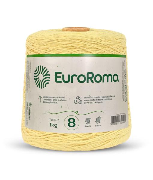 Imagem de Barbante EuroRoma 1kg Fio 8 Crochê Tricô