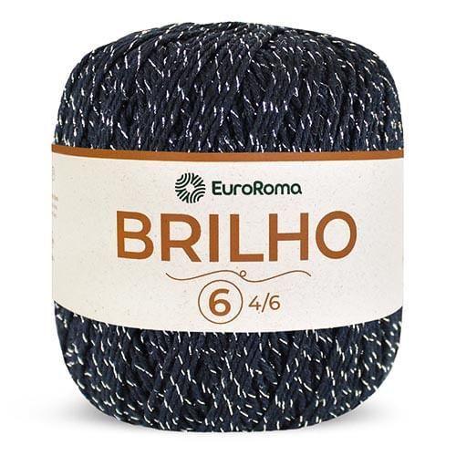 Imagem de Barbante EuroRoma Brilho Prata 400g