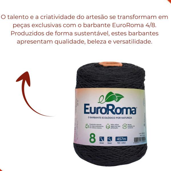 Imagem de Barbante Euroroma Colorido 4/8 457M Com 600G