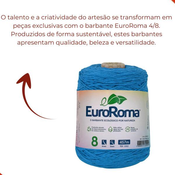 Imagem de Barbante Euroroma Colorido 4/8 457M Com 600G