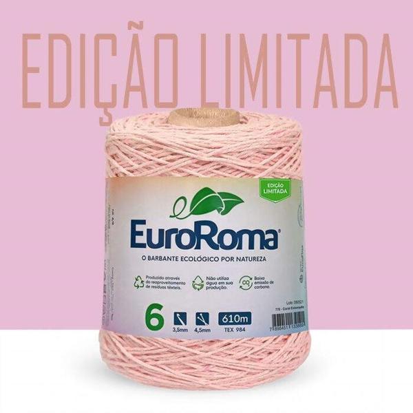 Imagem de Barbante EuroRoma N6 600g Edição Limitada - 770 Coral Estonado