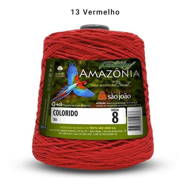 Imagem de Barbante Fio Número 8 Crochê Tricô Macramê Tapete Artesanato Amigurumi, Várias Cores - 461 Metros