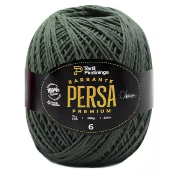 Imagem de Barbante Premium Persa Brilho 200gr 4/6 VERDE MUSGO