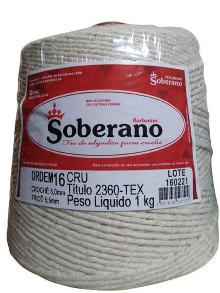 Barbante Soberano Cru 1kg Imagem de Barbante Soberano Cru 1kg