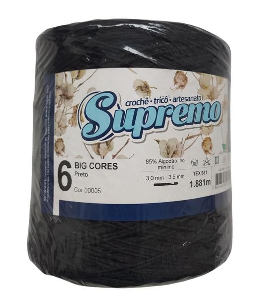 Imagem de Barbante Supremo N6 - 1,8Kg Preto