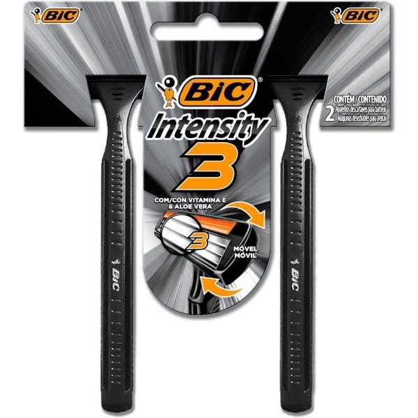 Imagem de Barbeador Descartavel BIC 3 Intensity PT. 12BLX2UND. CT.C/24