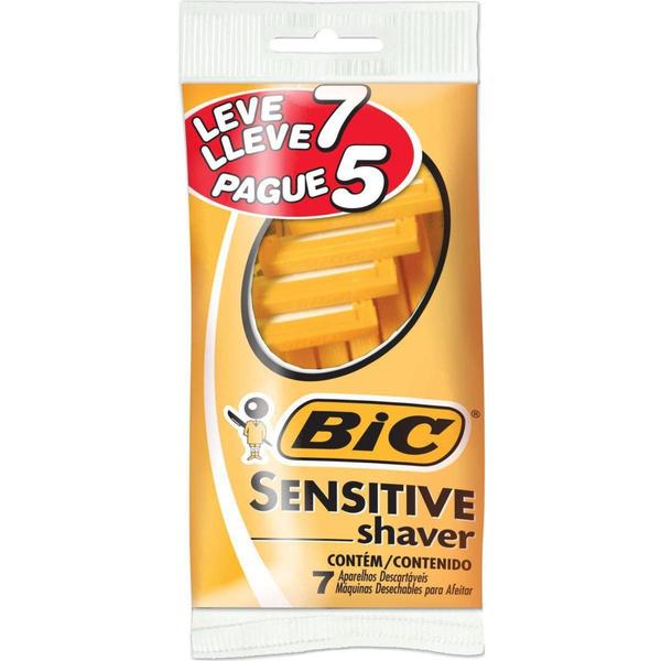 Imagem de Barbeador Descartavel BIC Sensitive Leve 7 Pague 5 - Planeta Criança