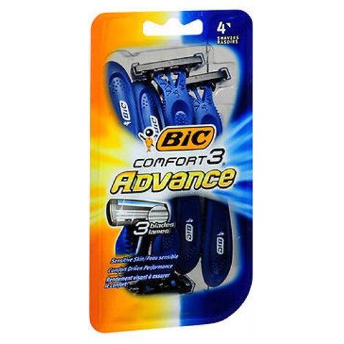 Imagem de Barbeadores Bic Comfort 3 Advance para homens 4 cada da Bic (pacote com 4)