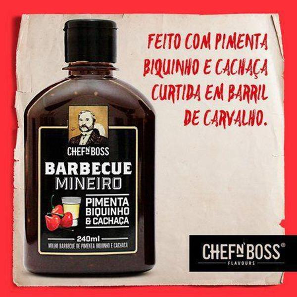 Imagem de Barbecue mineiro pimenta biquinho cachaça chef n' boss 240ml