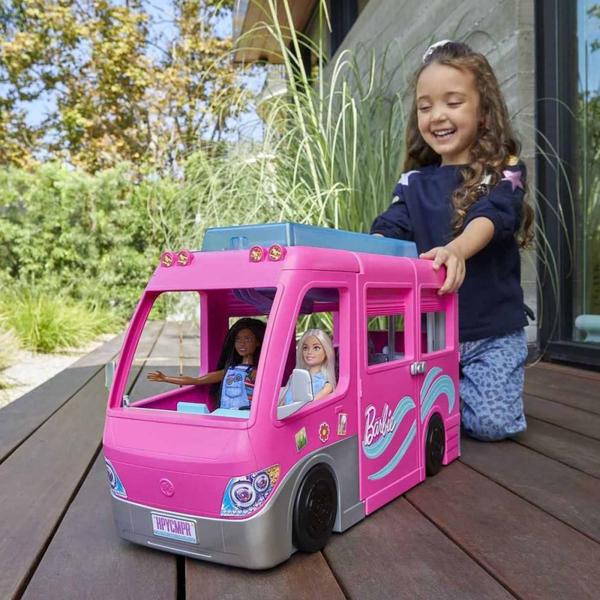 Imagem de Barbie 3-EM-1 Dreamcamper  Mega Trailer dos Sonhos