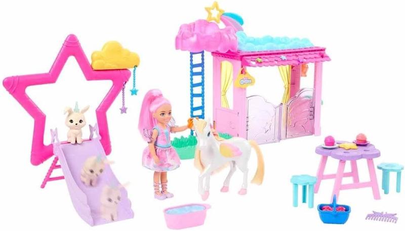 Imagem de Barbie A Touch Of Magic Chelsea E Pégaso HNT67 Mattel