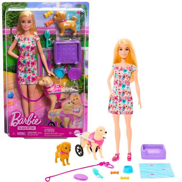 Imagem de Barbie Animais De Estimação Cadeira De Rodas HTK37 Mattel