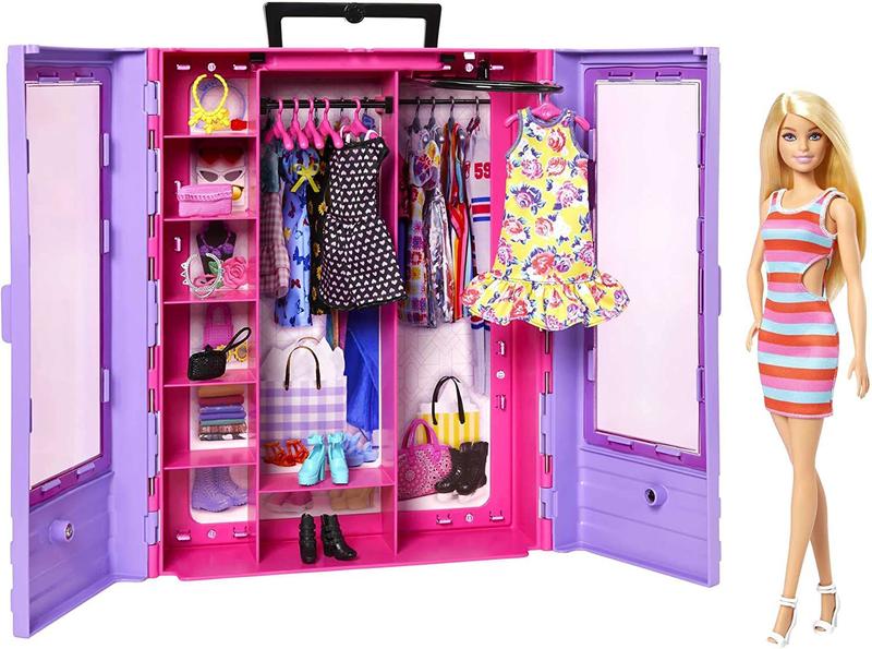 Imagem de Barbie Armário de Luxo com Boneca e Acessórios - Mattel HJL66