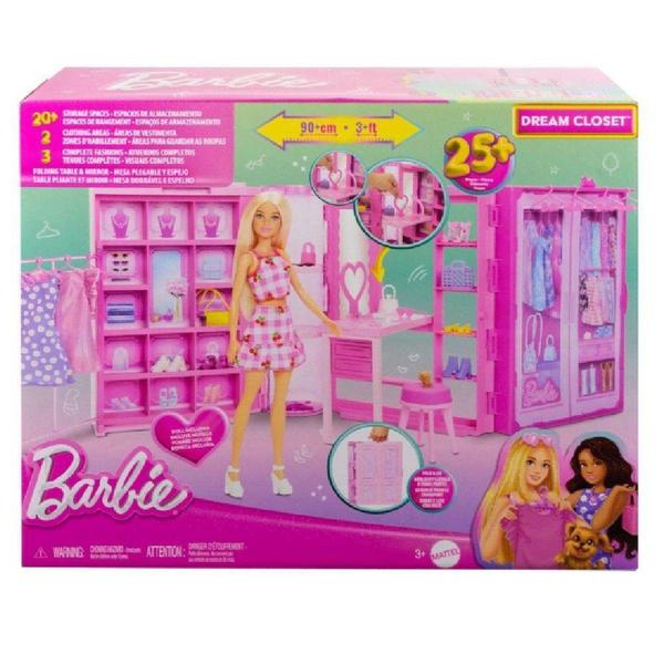 Imagem de Barbie Armário dos Sonhos com Acessórios e Boneca - Mattel