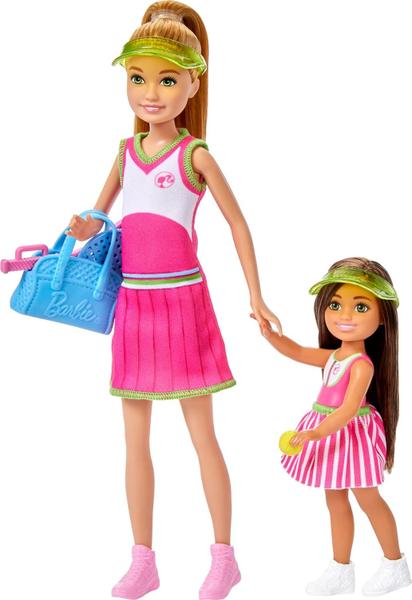 Imagem de Barbie Aulas de Tênis Stacie & Chelsea Mattel HRG83