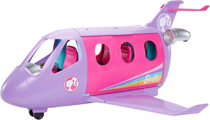 Imagem de Barbie Aventuras de Avião Jatinho c Boneca Mattel HCD49