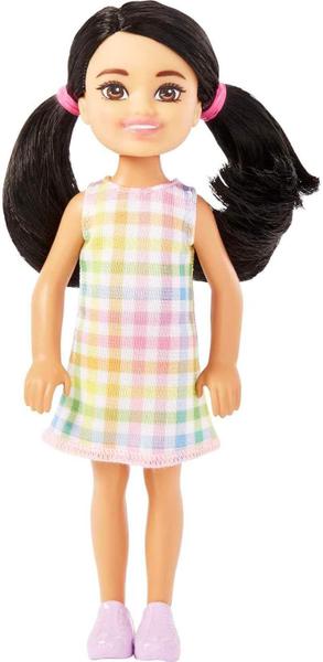 Imagem de Barbie Boneca Chelsea Vestido Xadrez Tênis Lilás - Mattel