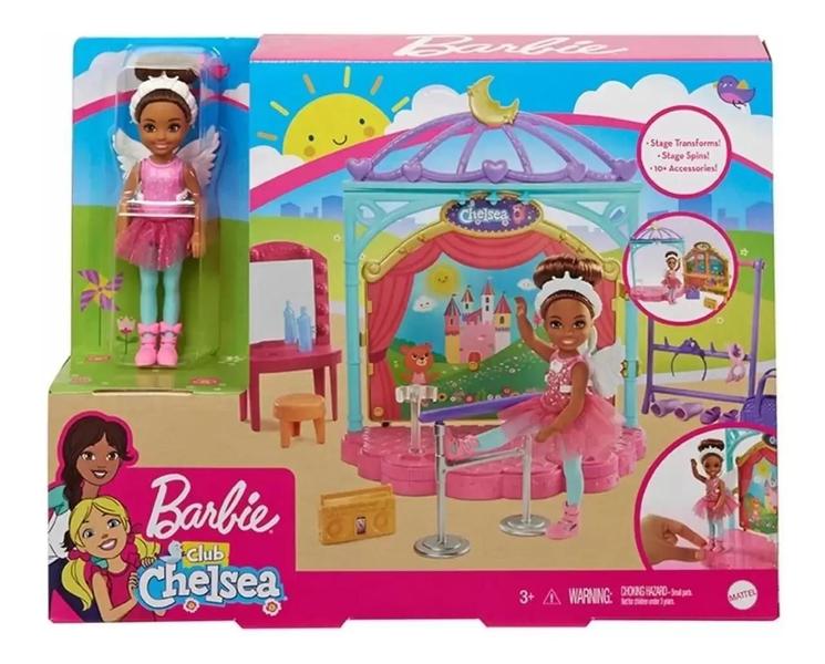 Barbie Boneca Club Chelsea Aulas De Ballet - Mattel Ghv81 Imagem de Barbie Boneca Club Chelsea Aulas De Ballet - Mattel Ghv81