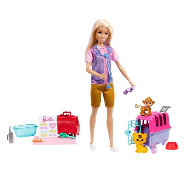 Imagem de Barbie Boneca Resgate De Animais Na Selva - Mattel HRG50