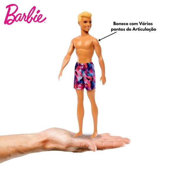 Barbie Boneco Articulado Ken De Praia Tye Dy HXX52 - Mattel