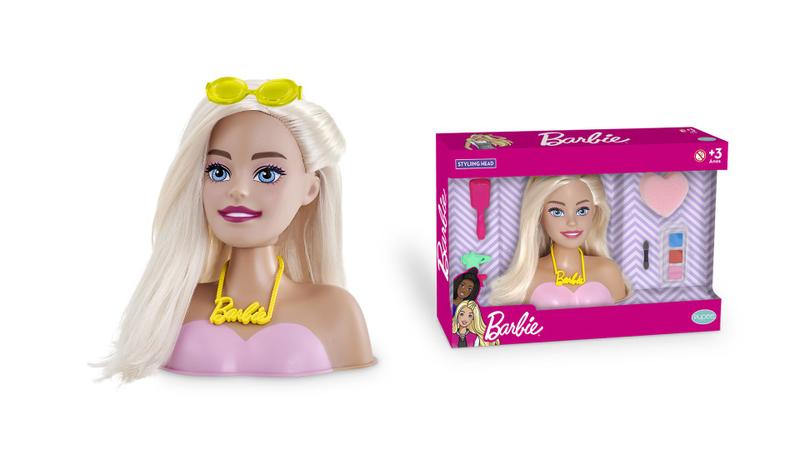 Imagem de Barbie Busto Maquiagem Sparkle com Maquiagem Salão - Mattel