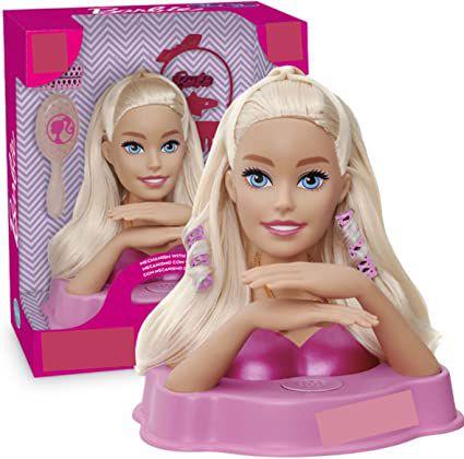 Imagem de Barbie Busto Original Styling Head Fala 12 Frases Acessórios