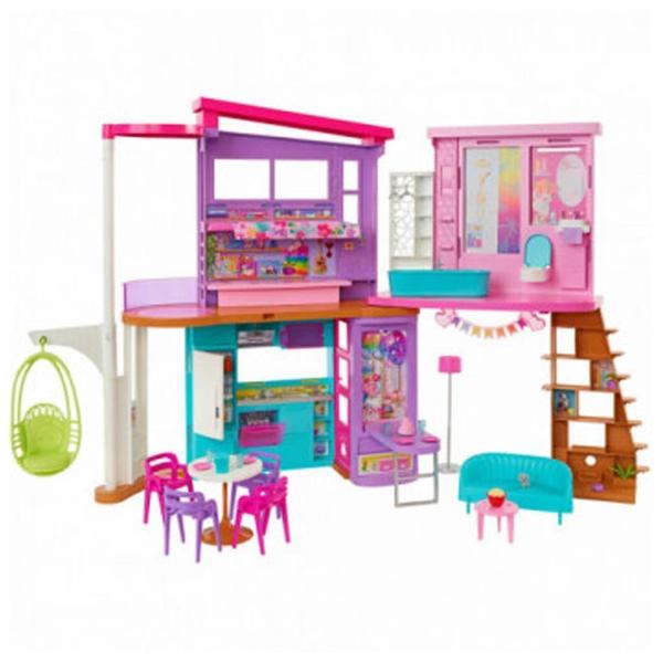 Barbie Casa 2 Andares Malibu House Playset 30 Peças Mattel Imagem de Barbie Casa 2 Andares Malibu House Playset 30 Peças Mattel