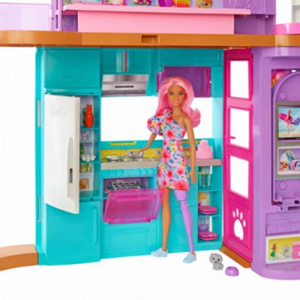 Barbie Casa 2 Andares Malibu House Playset 30 Peças Mattel Imagem de Barbie Casa 2 Andares Malibu House Playset 30 Peças Mattel