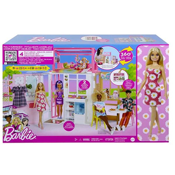 Imagem de Barbie Casa da Barbie Com Boneca HCD48 - Mattel