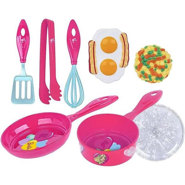 Imagem de Barbie Chef Kit de Aces. de Cozinha Com Frigideira e Panela