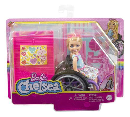 Imagem de Barbie Chelsea Cadeira De Rodas Loira HGP29