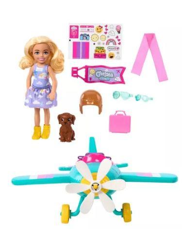 Barbie - Chelsea Piloto de Avião - Mattel Imagem de Barbie - Chelsea Piloto de Avião