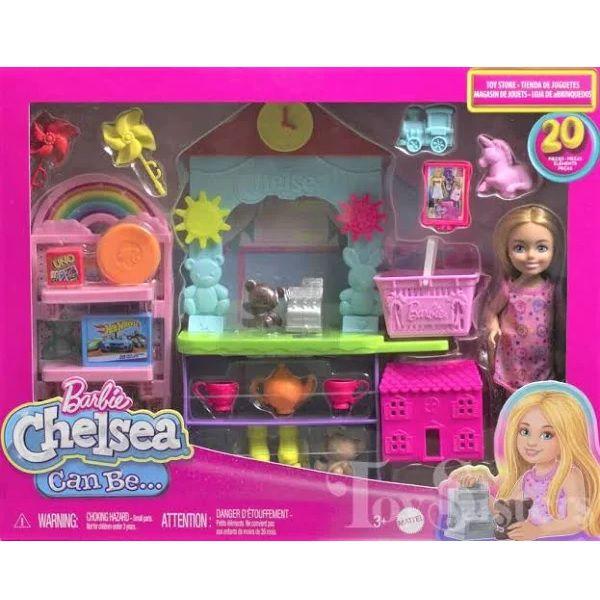 Imagem de Barbie Chelsea Playset Loja de Brinquedos Mattel HNY59