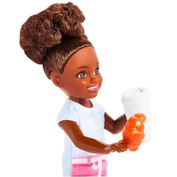 Imagem de Barbie Chelsea Profissões Barista HKD95 Mattel