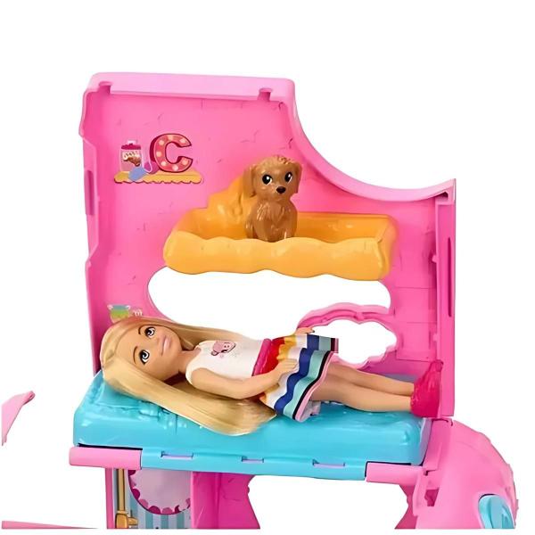 Imagem de Barbie Chelsea Trailler De Acampamento 2 Em 1 Hnh90 - Mattel