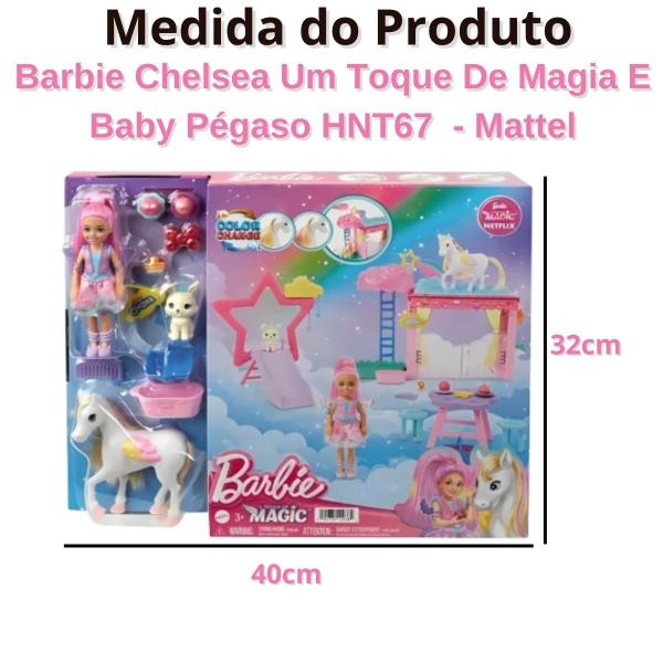 Imagem de Barbie Chelsea Um Toque De Magia E Baby Pégaso - HNT67 Mattel