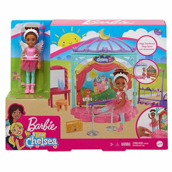 Imagem de Barbie Club Chelsea Playset Aulas de Ballet da Mattel Ghv81