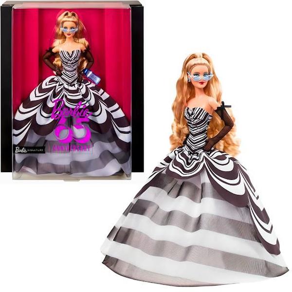 Imagem de Barbie Coleção Signature 65th Blond HRM598 Mattel