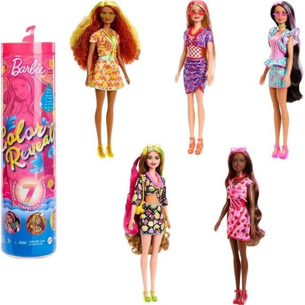 Imagem de Barbie Color Reveal Boneca Serie De Frutas Doces Hlf83