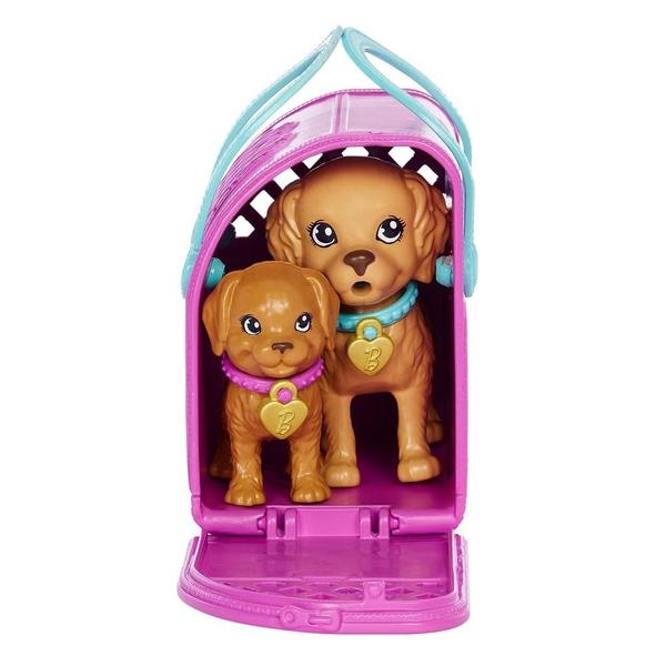 Imagem de Barbie Conjunto Adota Cachorrinhos Negra - Mattel