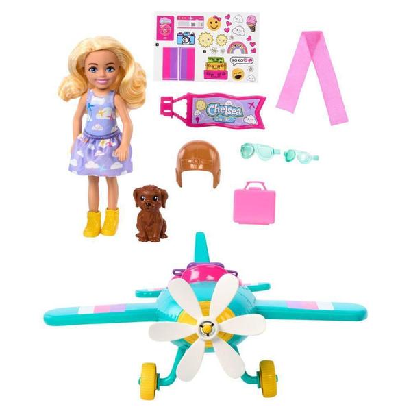 Imagem de Barbie Conjunto Chelsea Piloto de avião - Mattel